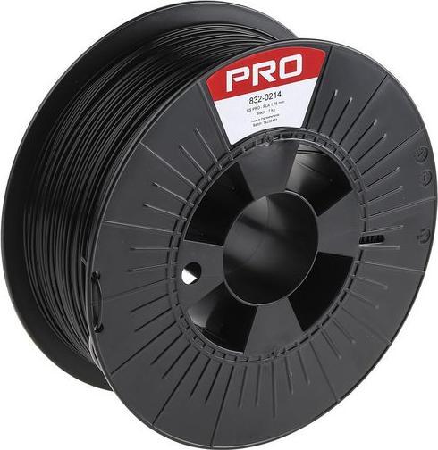 Produktbild Rs Pro PLA 3D-Drucker Filament zur Verwendung mit Gängige Desktop-3D-Drucker, Schwarz, 1.75mm, FDM (PLA, 1.75 mm, Schwarz)