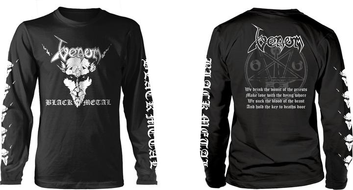 Immagine prodotto Venom Black Metal White Print (Longsleeve) (XL)