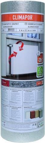 Produktbild Climapor Dämmtapete (0.45 kg, Graphit, 3000 ml)