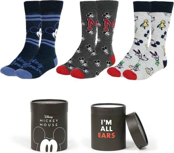 Immagine prodotto Cerda MICKEY - Confezione da 3 paia di calze da ginnastica (misura 36-43) (confezione da 3, 38 - 45)