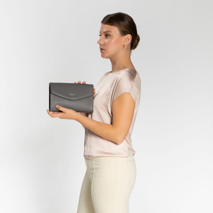 Actual product image Lazarotti Bologna Leather Clutch Bag Leather 23 cm