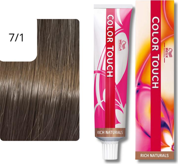 Image du produit Wella CT - Rich Naturals 7/1 : blond cendré moyen (7/1 frêne blond moyennement blond)