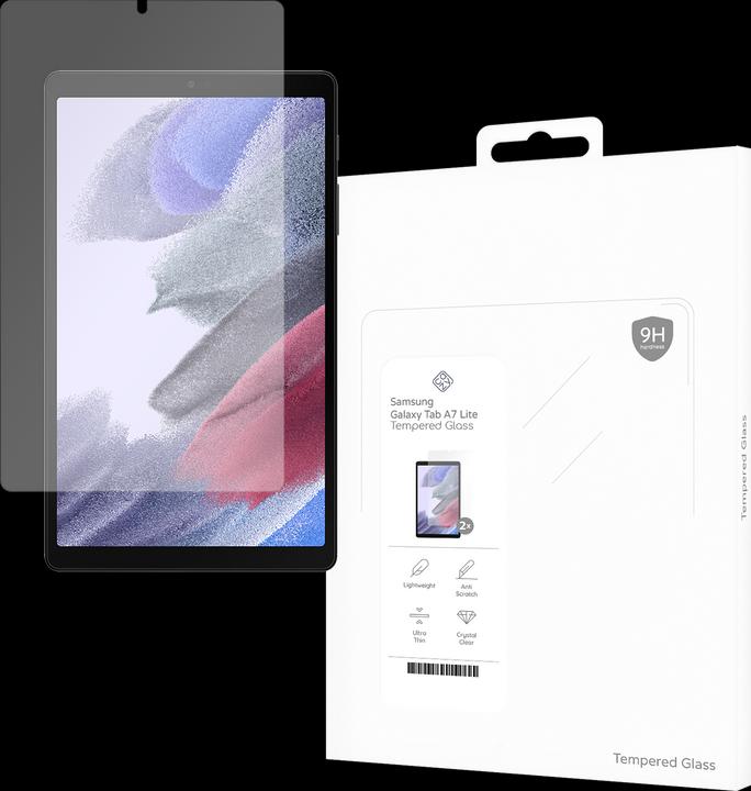 Actual product image Cazy Protective glass compatible with Samsung Galaxy Tab A7 Lite screen protector tempered glass - 2 (2 Piece, Galaxy Tab A7 Lite)