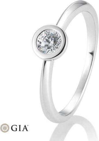 Breuning Ring Zarge 0,05-0,30 ct. (52, 750/18 K Gold)