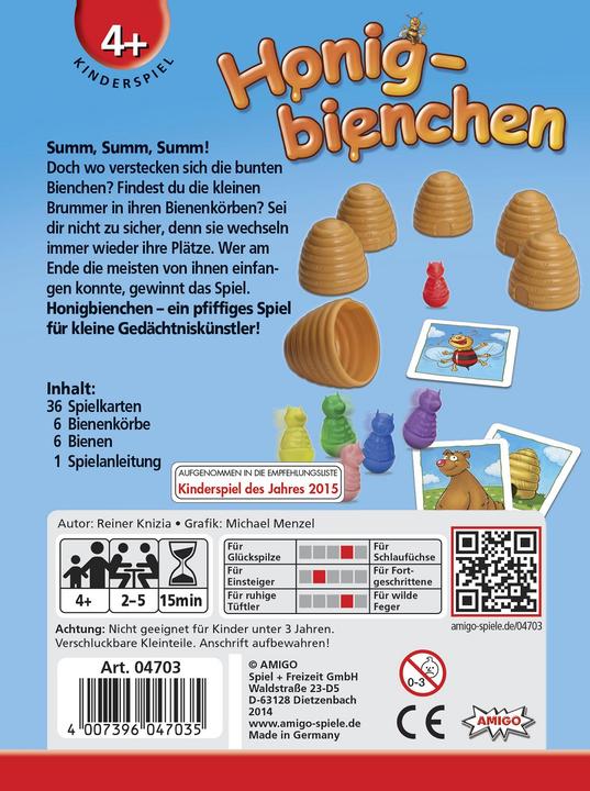Actual product image Amigo honeybee (German)