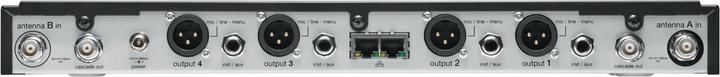 Actual product image Shure SLXD4Q+E=-G65 - Odbiornik poczwórny cyfrowy (470-606 MHz)