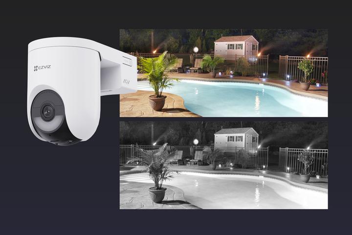 Actual product image EZVIZ HB8 Lite Kit Batterie Kamera + Solar Panel (2560 x 1440 Pixels)