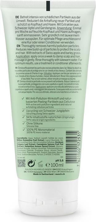 Produktbild Rausch Anti-Pollution-Peeling-Shampoo mit Schweizer Apfel (100 ml, Flüssiges Shampoo)