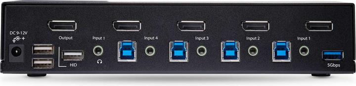 Actual product image StarTech com 4-Port DisplayPort KVM Switch, 8K 60Hz / 4K 144Hz, Single Display, DP 1.4, 2x USB 3.0 P