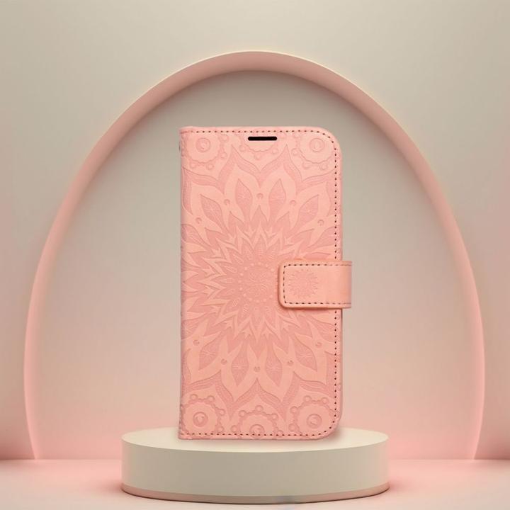 Actual product image OEM Back panel cover MEZZO Book case for IPHONE 16 mandala peach fuzz (Apple iPhone 16)