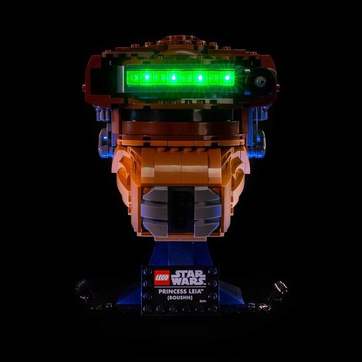 Light my bricks LED Licht Set für LEGO® 75351 Star Wars Pincess Leia (Boushh) Helm