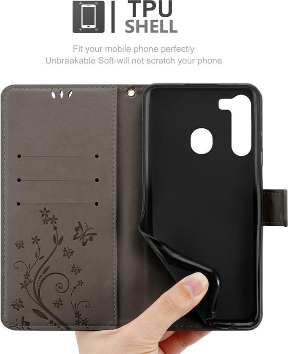 Immagine prodotto Cadorabo Copertina del libro a fiori (Samsung Galaxy A21)