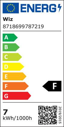 Energie-Label WiZ Vintage Filament (E27, 6.70 W, 640 lm, 1 x, E)