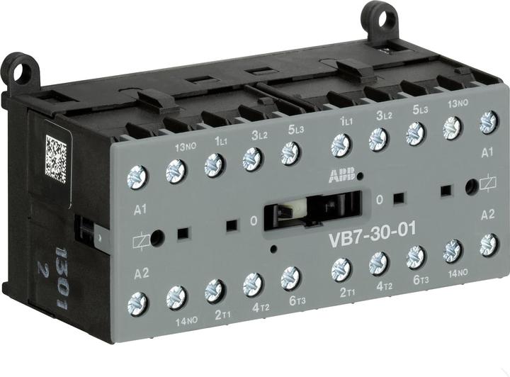 Immagine prodotto ABB VB7-30-01 VB Contattore di potenza / bobina 24 V, 3 poli 3 contatti NA / 20 A, invertito