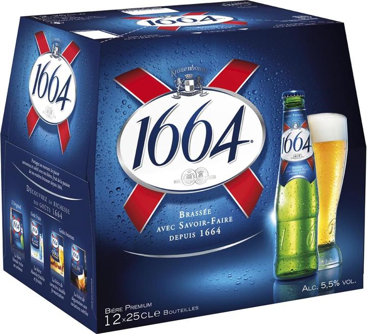 Image du produit Kronenbourg 1664 (12 x 25 cl)
