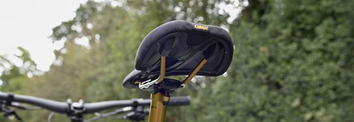 Actual product image DMR Saddle/selle OiOi. Black Camo.