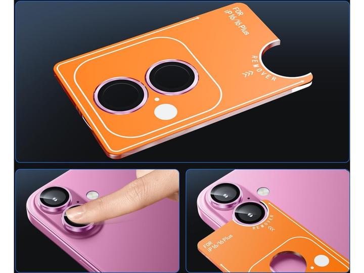 Produktbild Screenguard Camera Lens Protector Schutzglas Apple iPhone 16 Plus (1 Stück, Apple iPhone 16 Plus)