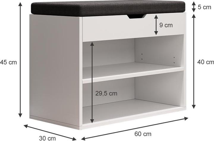 Image du produit Oskar-Store Titus (60 x 45 x 30 cm)
