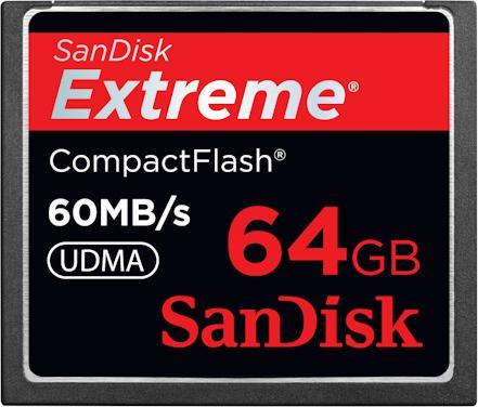 Produktbild SanDisk Extreme Compact Flash (64 GB, CF)