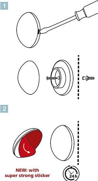 Produktbild Boden-/Wand-Türstopper-Set (10 Stück)