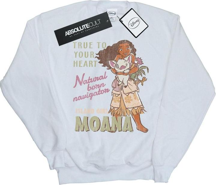 Produktbild Disney Moana Natural Born Navigator Sweatshirt Mädchen (140, 146)