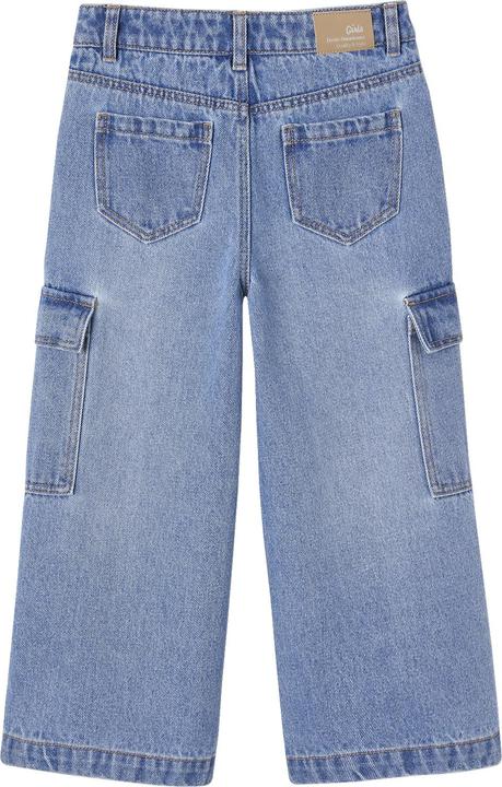 Image du produit Vertbaudet Jeans cargo large fille (104)