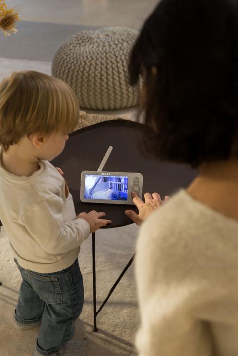 Produktbild Beaba Video Baby Monitor ZEN Light weiss ohne Stecker (Babyphone mit Kamera, 300 m)