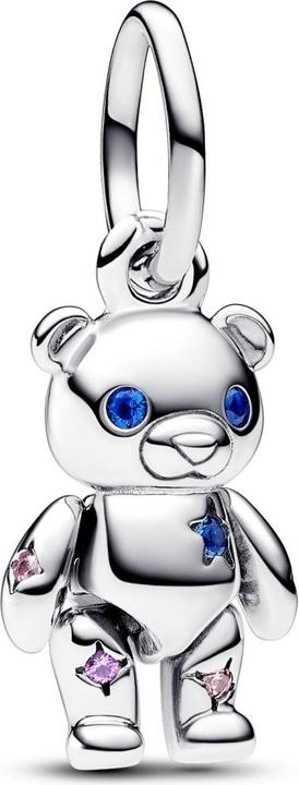 Pandora Beweglicher Baby Teddybär Charm (Sterling Silber 925)
