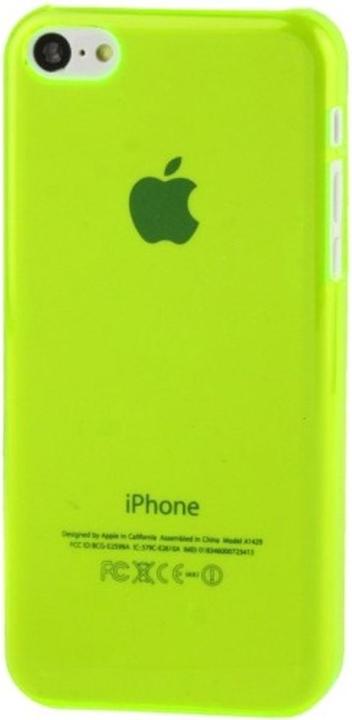 Produktbild König Design Schutzhülle Hard Case für Handy Apple iPhone 5C Leuchtgrün (Apple iPhone 5c)