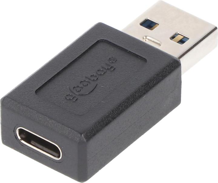 Goobay USB-A auf USB-C Adapter USB 3.0 (USB Typ-C, 3.80 cm)