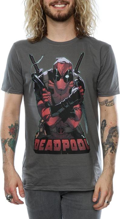 Immagine prodotto Deadpool Ready For Action Maglietta Uomo (XL)