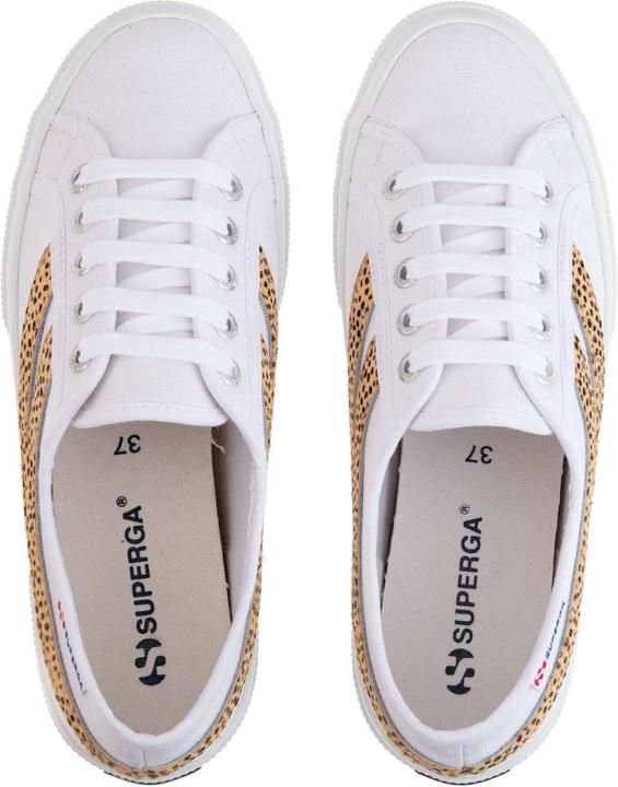 Actual product image Superga Womens/Ladies 2953 Cotu Cheetah Print Cowhide Leather Trainers (36.5)