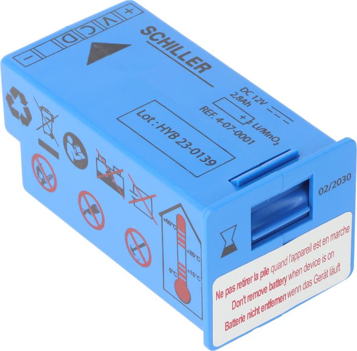 Produktbild Schiller Fred Original Lithiumbatterie Bruker, Schiller Defibrillator Fred easy (1 Stk., 2800 mAh)
