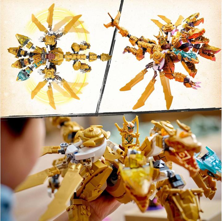 Actual product image LEGO Lloyd's ultra gold dragon (71774, LEGO Ninjago)
