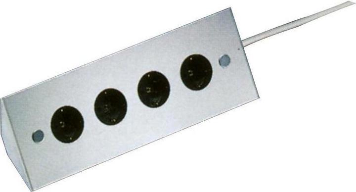 Produktbild Thebo Eck-Steckdosenelement (4 x, CEE 7/3, 2 m)