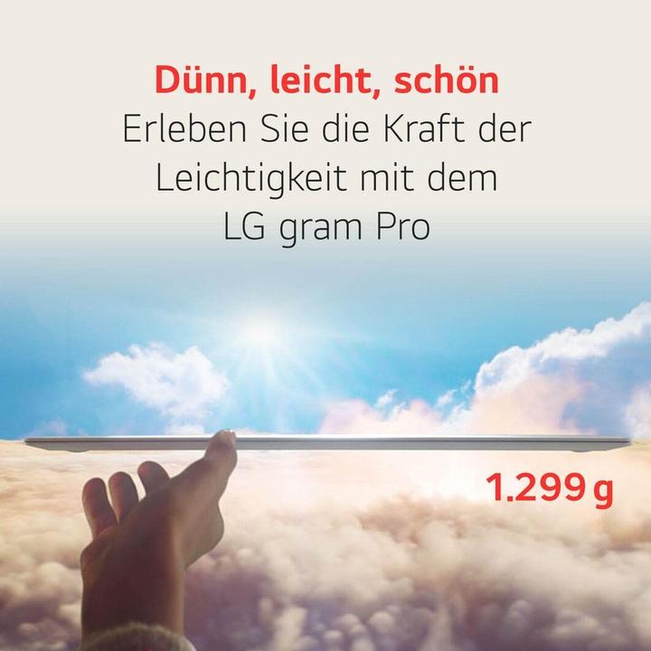 Productafbeelding LG gram Pro 17 (17", Intel Core Ultra 7 155H, 32 GB, 2000 GB, NL)