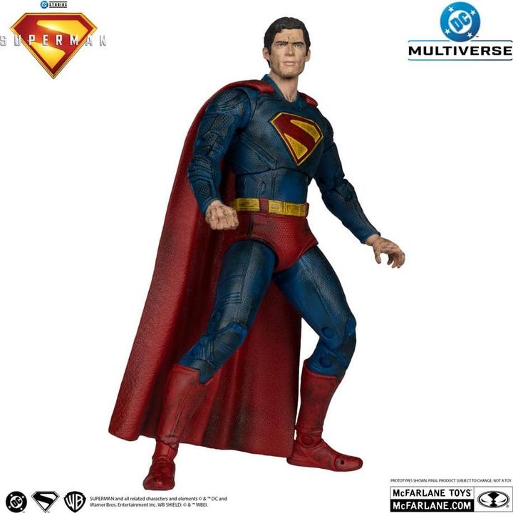 Produktbild McFarlane Superman (2025) DC Multiverse Actionfigur Superman (Battle Damaged) (Gold Label) 18 cm