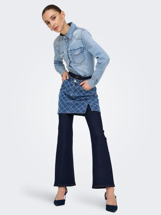 Actual product image JdY JDYEMILIE Denim Kurzer Rock Jeansrock (L)