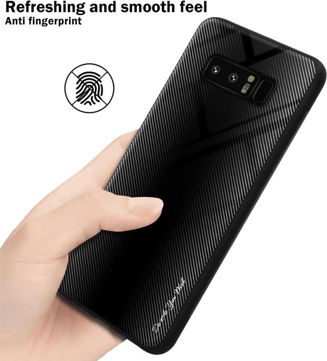 Produktbild Cadorabo TPU Gestreiftes Glas Cover (Samsung Galaxy Note 8)
