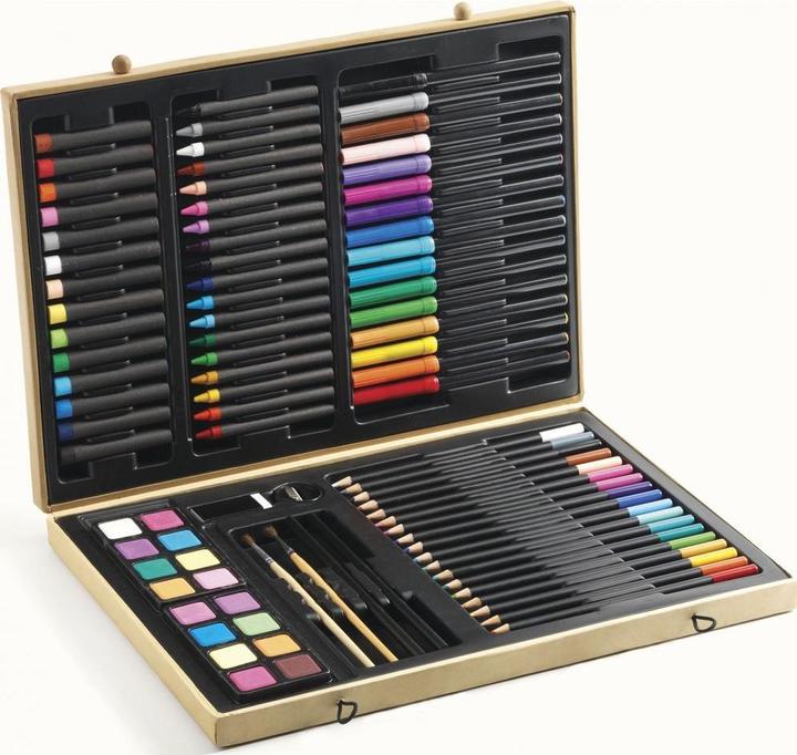 Actual product image Djeco Big box of colours (Multicoloured, 80 x)