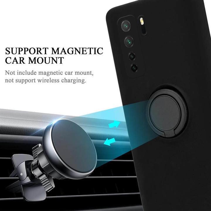 Actual product image Cadorabo Bumper TPU Liquid Ring Silicone Case (Huawei Nova 7i, Huawei P40 Lite, Huawei Nova 6 SE)