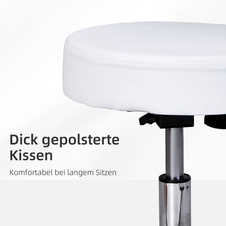 Produktbild Homcom Rollhocker mit Lehne