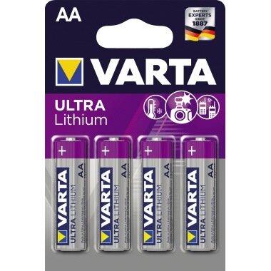 Produktbild Varta ULTRA Lithium (4 Stk., AA, 3000 mAh)