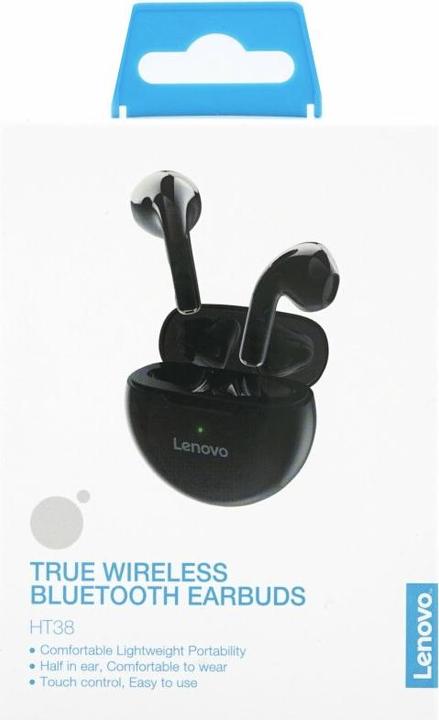 Actual product image Lenovo HT38 (No noise cancelling, 10 h, Wireless)