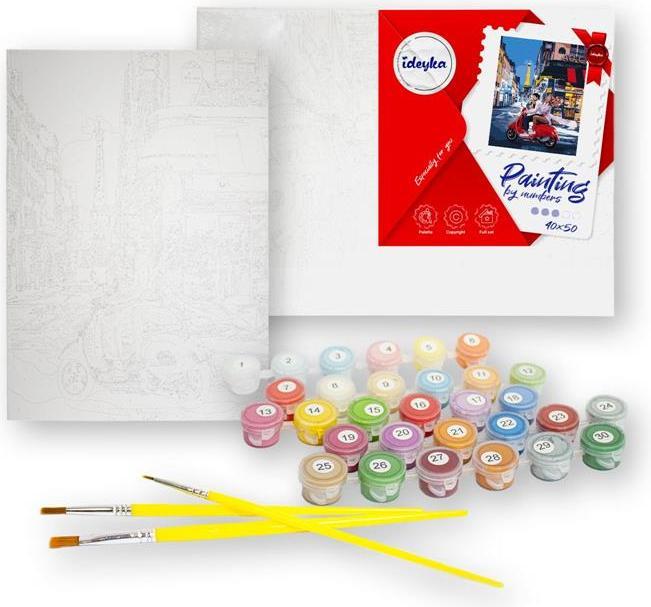 Actual product image Ideyka Painting by numbers - Elephant 30 x 40 cm