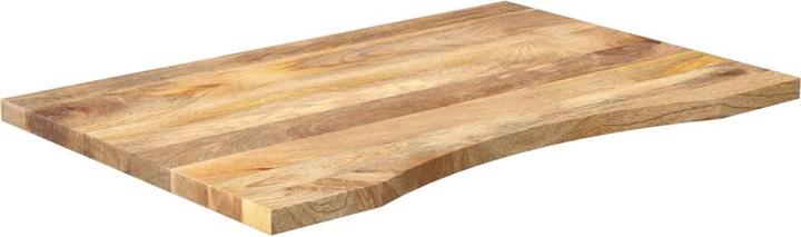 Produktbild VidaXL Schreibtischplatte Tischplatte Holzplatte mit Aussparung Massivholz Mango (80 x 60 x 2.5 cm)