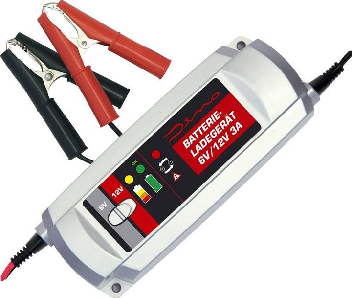 Produktbild Dino Batterieladegerät Erhaltungsladung (12V, 6V, 3 A)