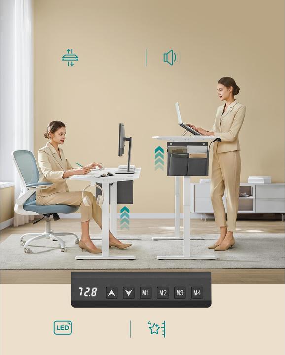 Produktbild Songmics Stehtisch (140 x 60 x 120 cm)