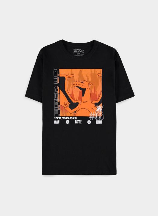 Immagine prodotto Difuzed Pokémon - Charizard - Maglietta a maniche corte da uomo - 2XL (XXL)
