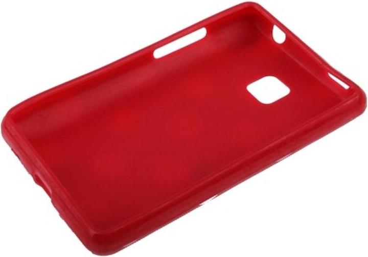 Actual product image König Design Protective cover TPU dots Case for mobile LG Optimus L3 II / E430 (Optimus L3)